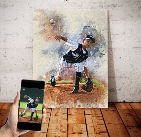 Custom Sports Kids Portrait