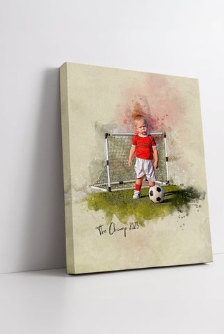 Custom Sports Kids Portrait