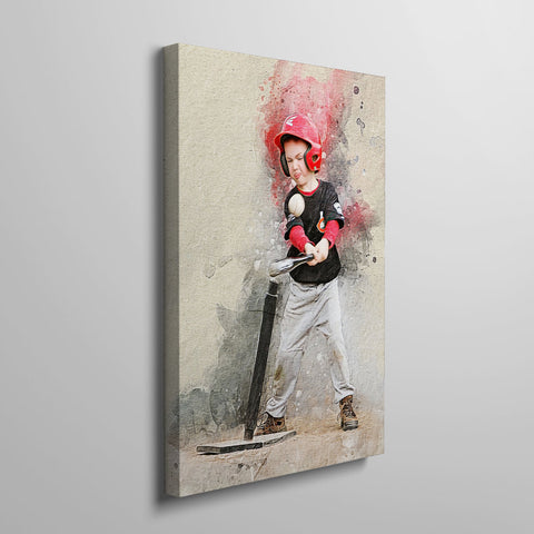 Custom Sports Kids Portrait