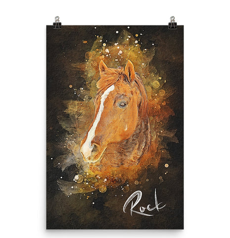 Personalized Horse Portrait