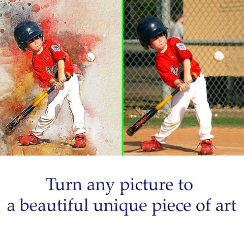 Custom Sports Kids Portrait